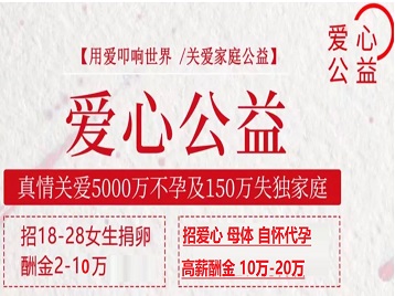 延川捐卵助孕生子 爱心志愿者招募
